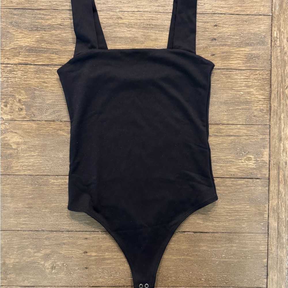 Abercrombie & Fitch Black Thong Bodysuit